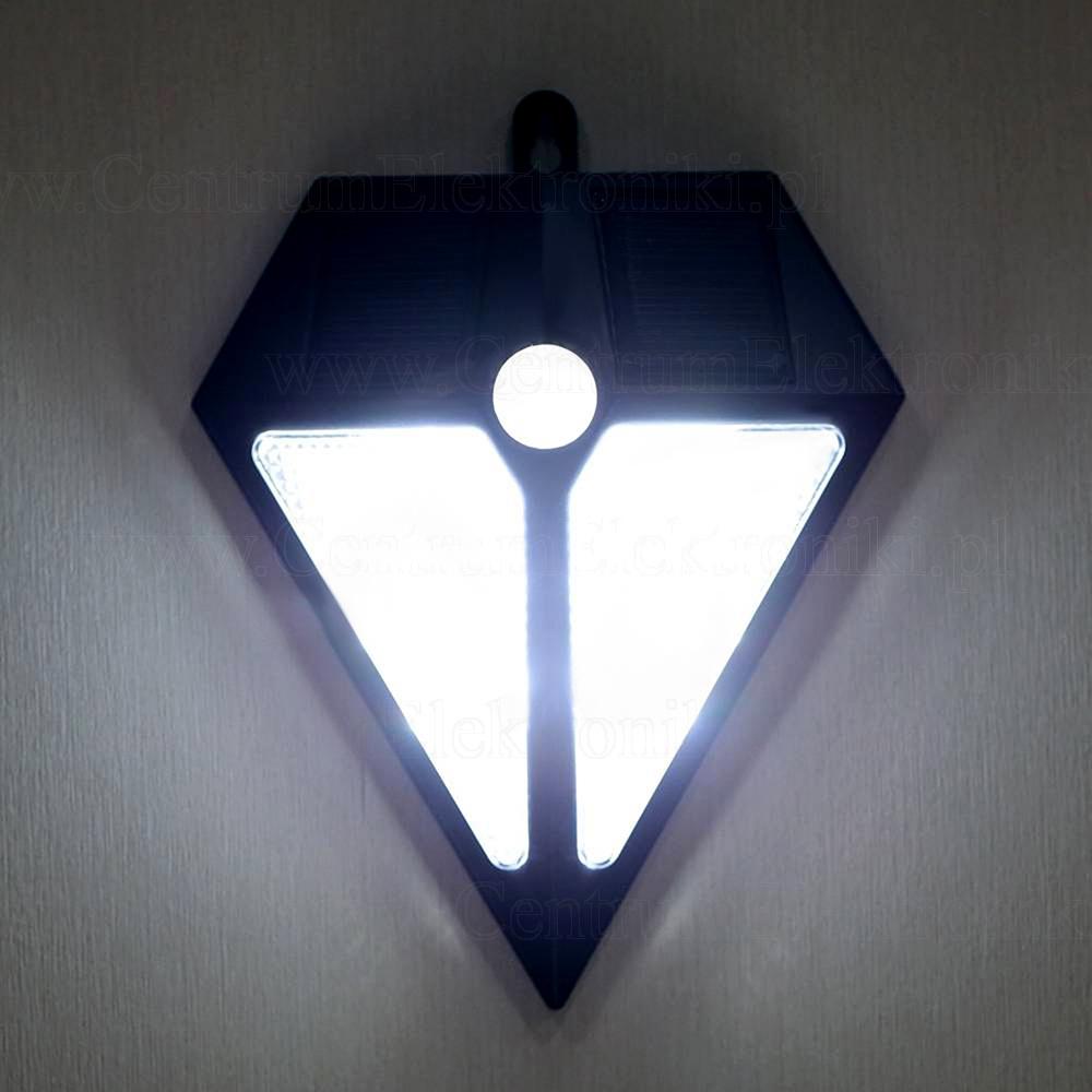 Maclean LED-lampe, solcellelampe, væglampe, med bevægelsessensor, 6 LED, 2x solcelle, MCE168