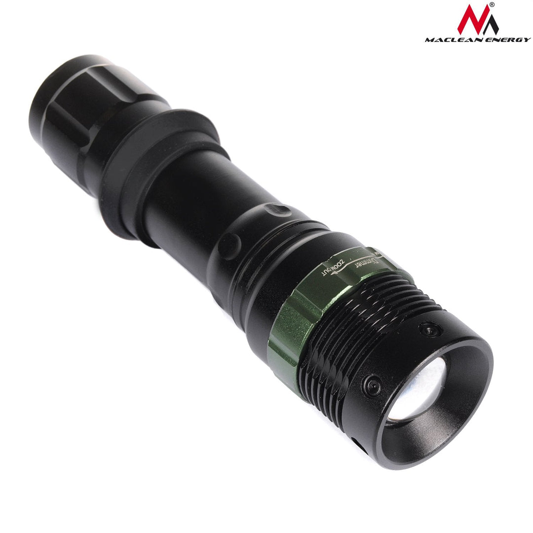 Maclean LED-lommelygte, cykellygte, oplader-sæt, Cree 200 lumen, MCE175