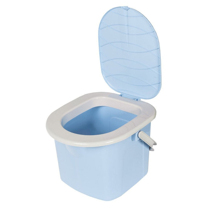BranQ bærbar toiletspand 15,5 l, blå