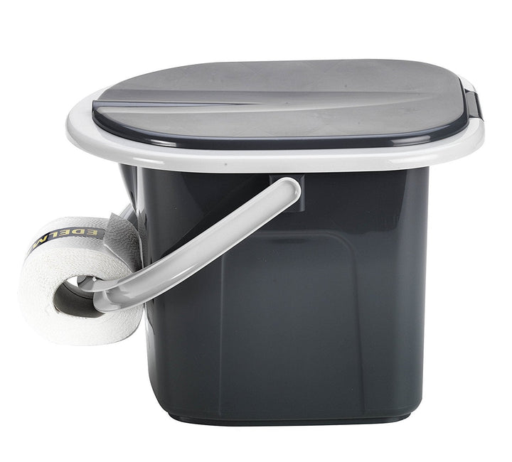 BranQ bærbar toiletspand 15,5 l, blå