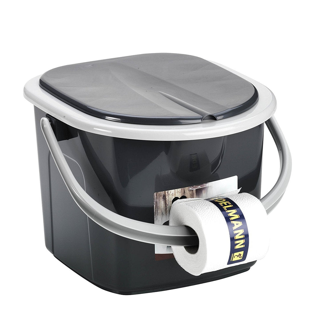 BranQ bærbar toiletspand 15,5 l, blå