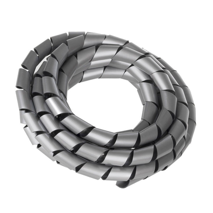 Maclean kabelafskærmning, maskerende, (20,4*22 mm), 3 m, sølvspiral, MCTV-687S