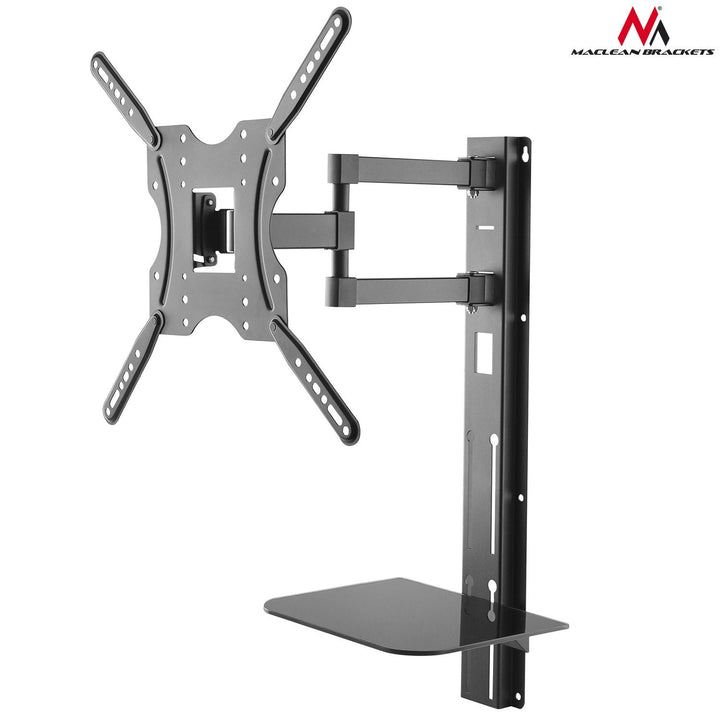 TV-holder med DVD-hylde Maclean, VESA 400x400, 32"-55", 30 kg, MC-772