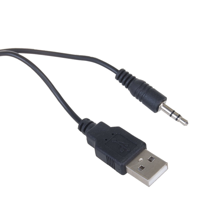 Computerhøjttalere 6W USB minijack Black Audiocore AC835 LED