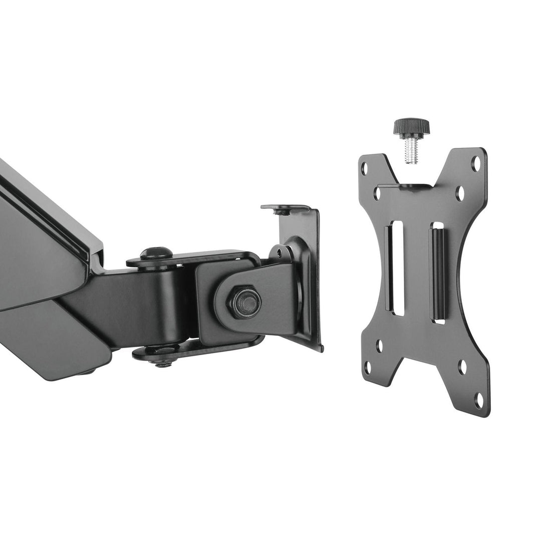 Maclean monitorholder, dobbelt arm, med gasfjeder, 17"-32", 8 kg, MC-775