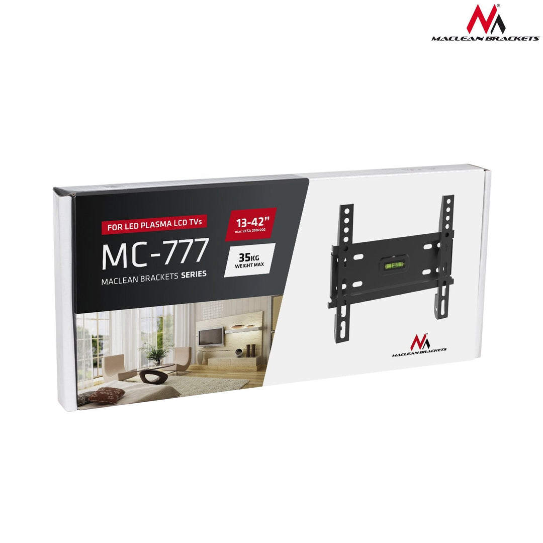 Maclean tv-holder, max vesa 200x200, 13-50", op til 35 kg, sort, MC-777