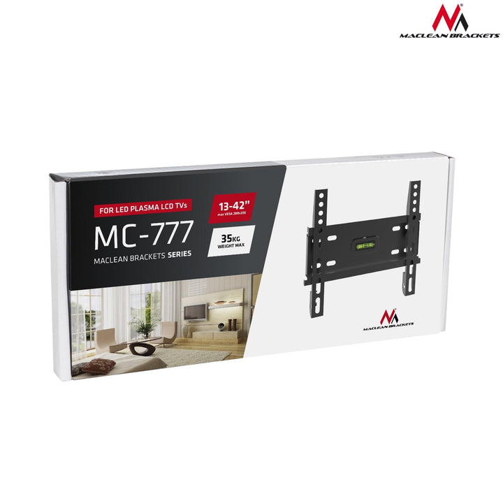 Maclean tv-holder, max vesa 200x200, 13-50", op til 35 kg, sort, MC-777