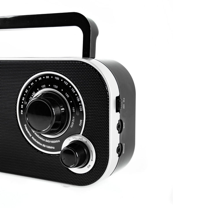 CR1140 Camry bærbart køkkenradio AM/FM, sort