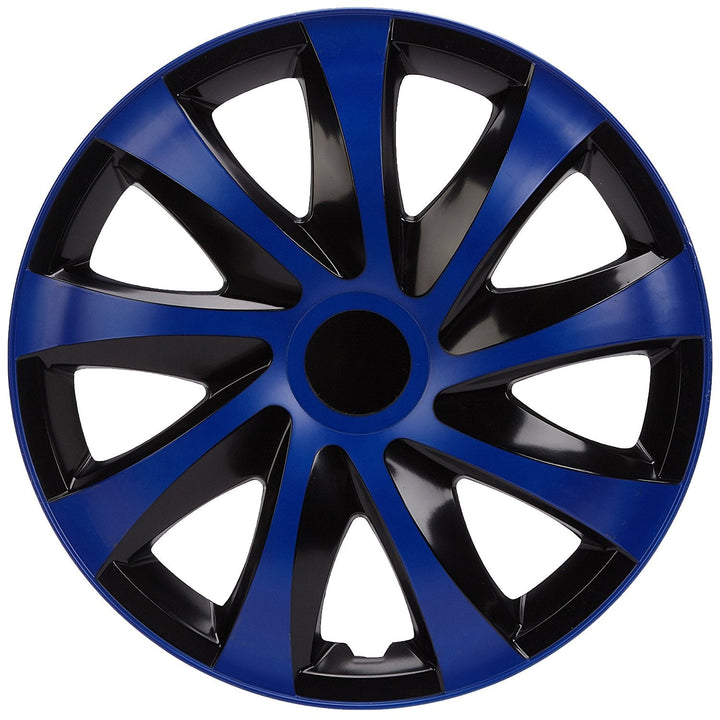 Universal hjulkapsler 14" NRM DRIFT Extra blå/sort 4 stk.