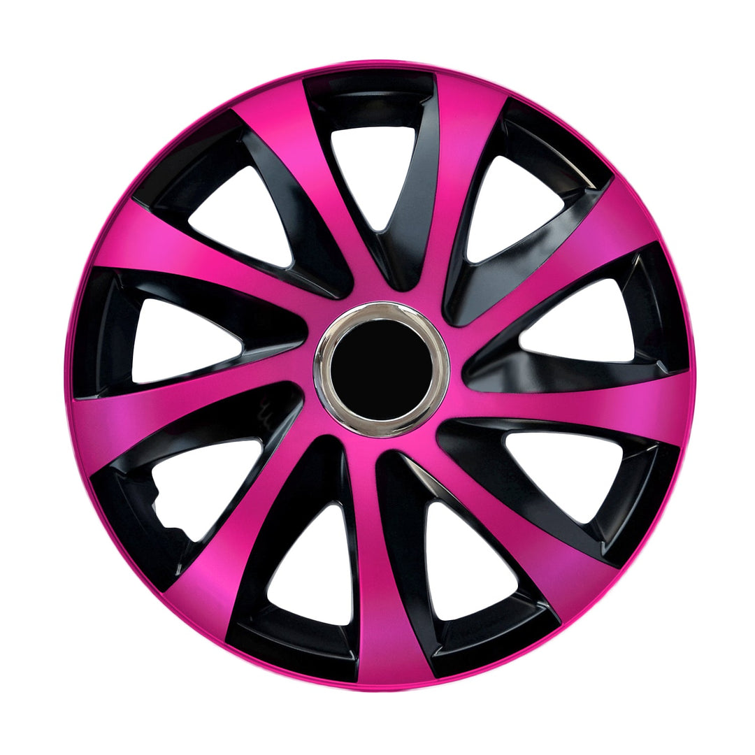 Universal hjulkapsler 14" NRM DRIFT Extra blå/sort 4 stk.