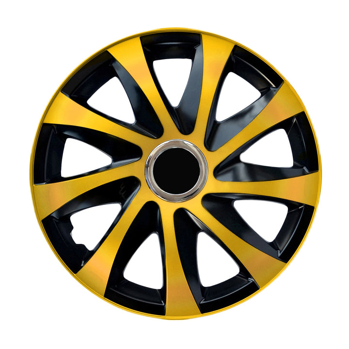 Universal hjulkapsler 14" NRM DRIFT Extra blå/sort 4 stk.