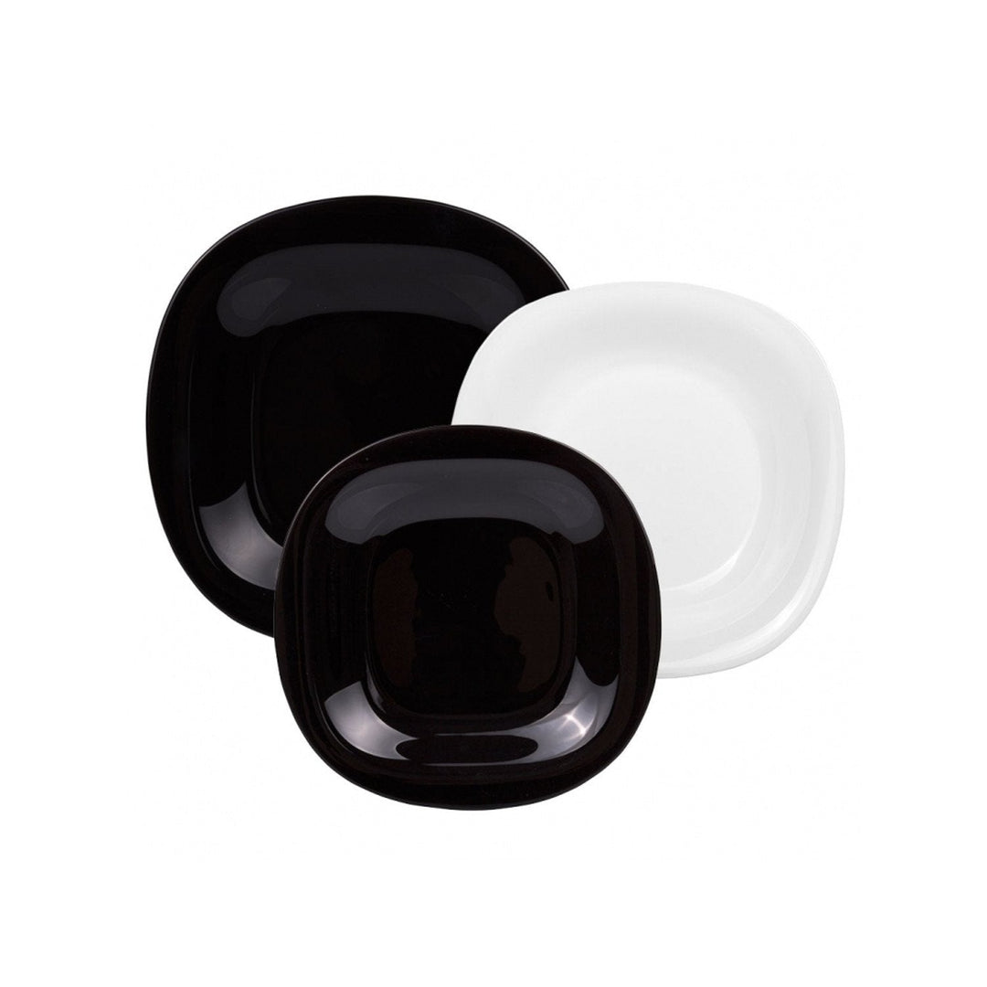 Carine Neo White & Black 18-delt middagsstel LUMINARC