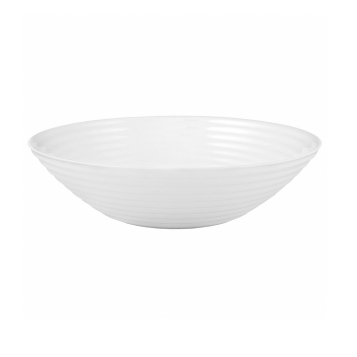 Salatskål/dyb tallerken, rund, 20 cm, Luminarc Harena, hvid