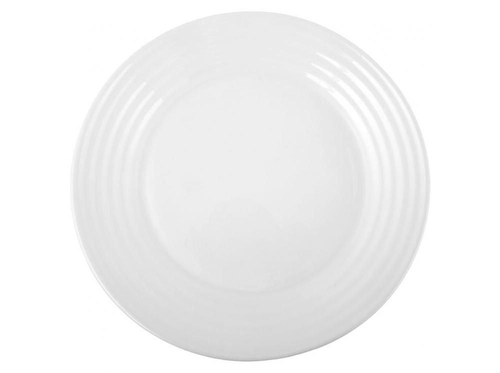 Rund dessertplade 19 cm Luminarc Harena hvid