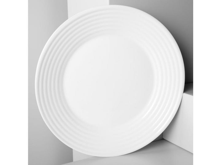 Rund dessertplade 19 cm Luminarc Harena hvid