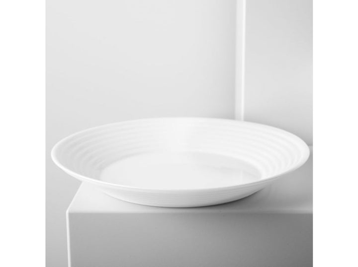 Dyb rund tallerken 24 cm Luminarc Harena hvid