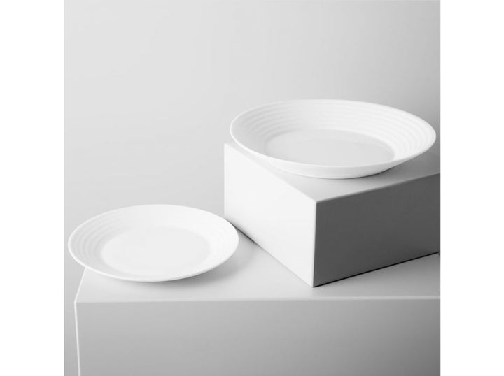 Dyb rund tallerken 24 cm Luminarc Harena hvid