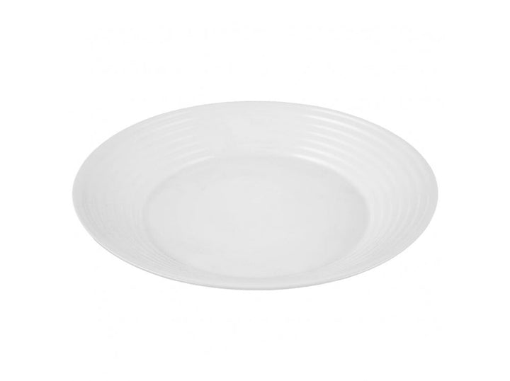 Dyb rund tallerken 24 cm Luminarc Harena hvid