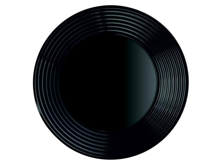 Dyb rund tallerken 24 cm Luminarc Harena sort