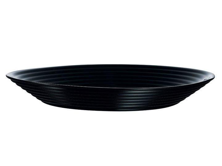 Dyb rund tallerken 24 cm Luminarc Harena sort