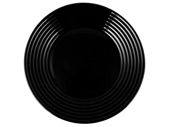 Rund middagstallerken 25 cm Luminarc Harena sort