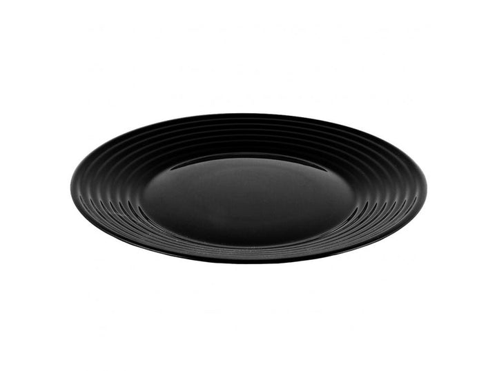 Rund middagstallerken 25 cm Luminarc Harena sort