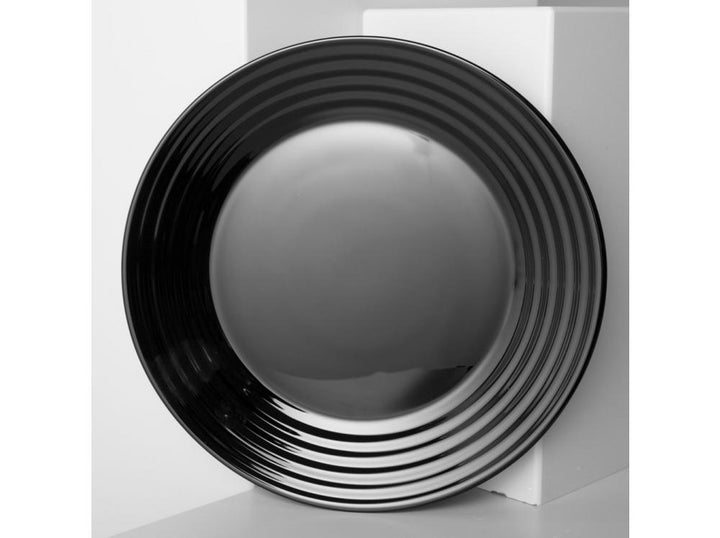 Rund middagstallerken 25 cm Luminarc Harena sort