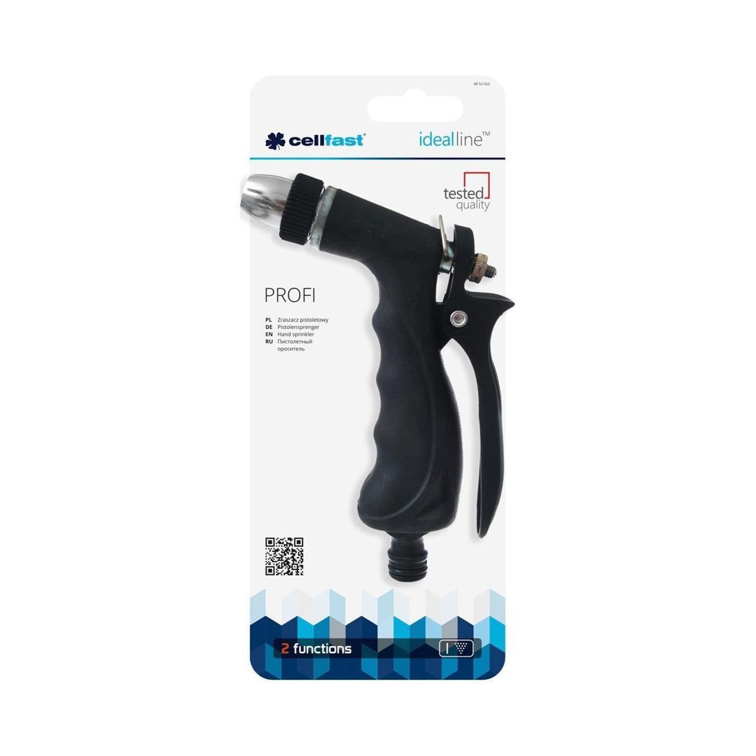 Cellfast Profiz pistol-sprinkler med trinløs regulering