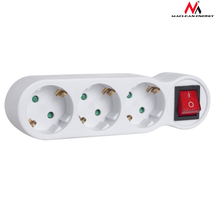 Maclean Energy MCE216 White 16A afbryder/kontakt.