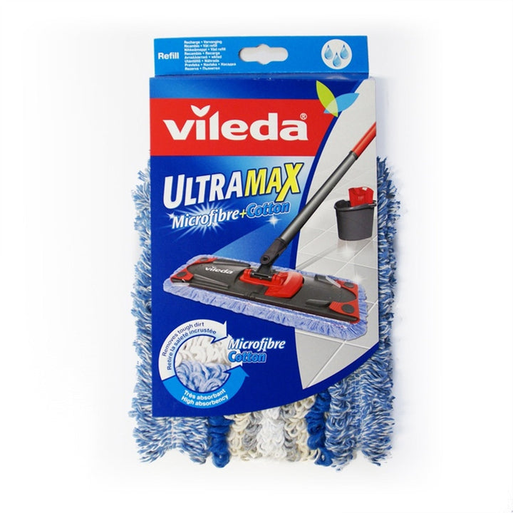 Vileda moppeindsats til rengøring af fliser, PVC, Ultramax Tiles Care