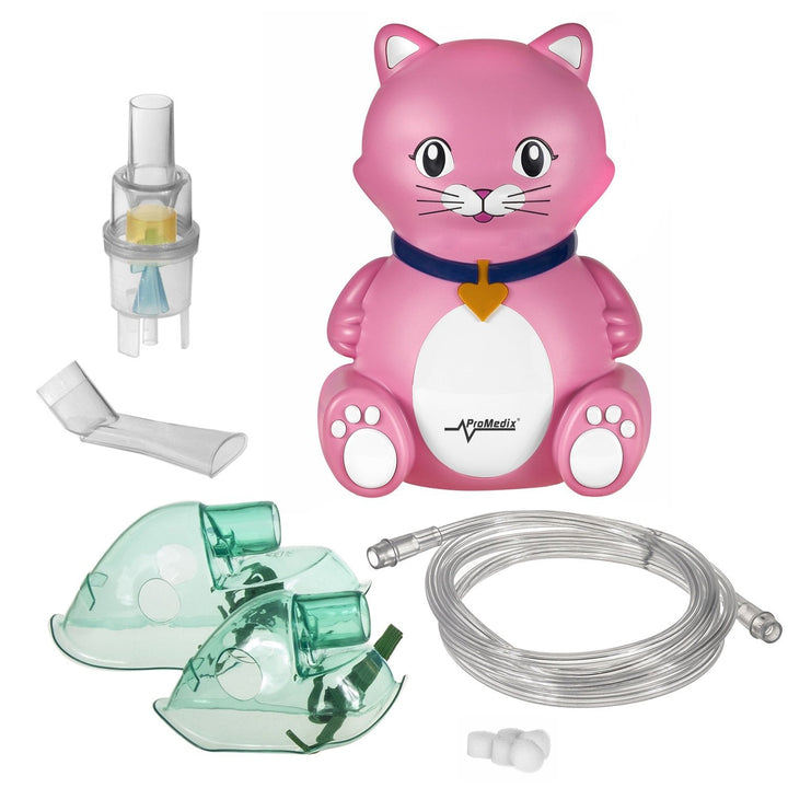 Inhalator til børn Promedix PR-816, sæt med forstøver, masker, filtre