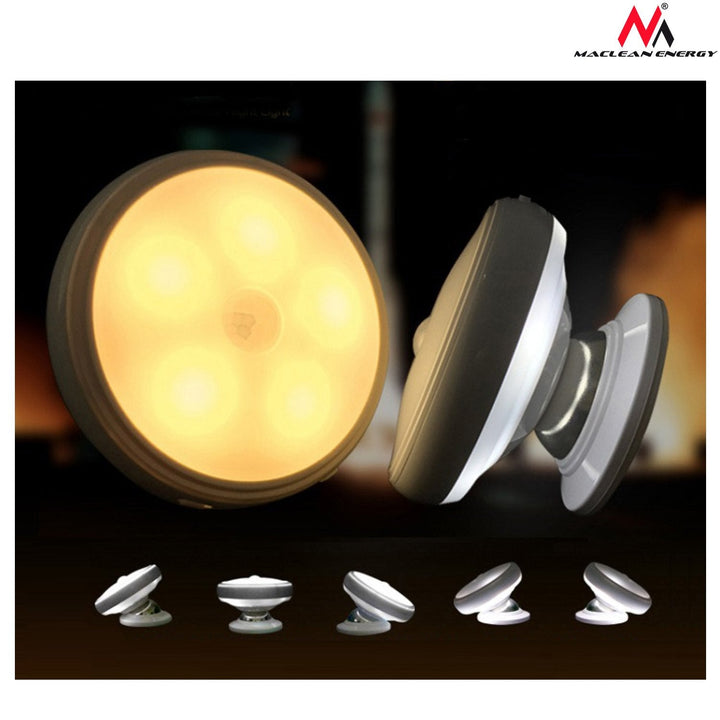 Lampe 11 LED-lampe med bevægelsessensor, batteridrevet, magnet