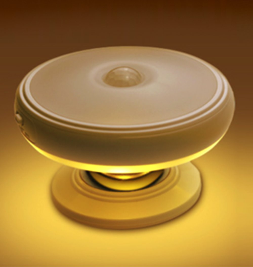 Lampe 11 LED-lampe med bevægelsessensor, batteridrevet, magnet