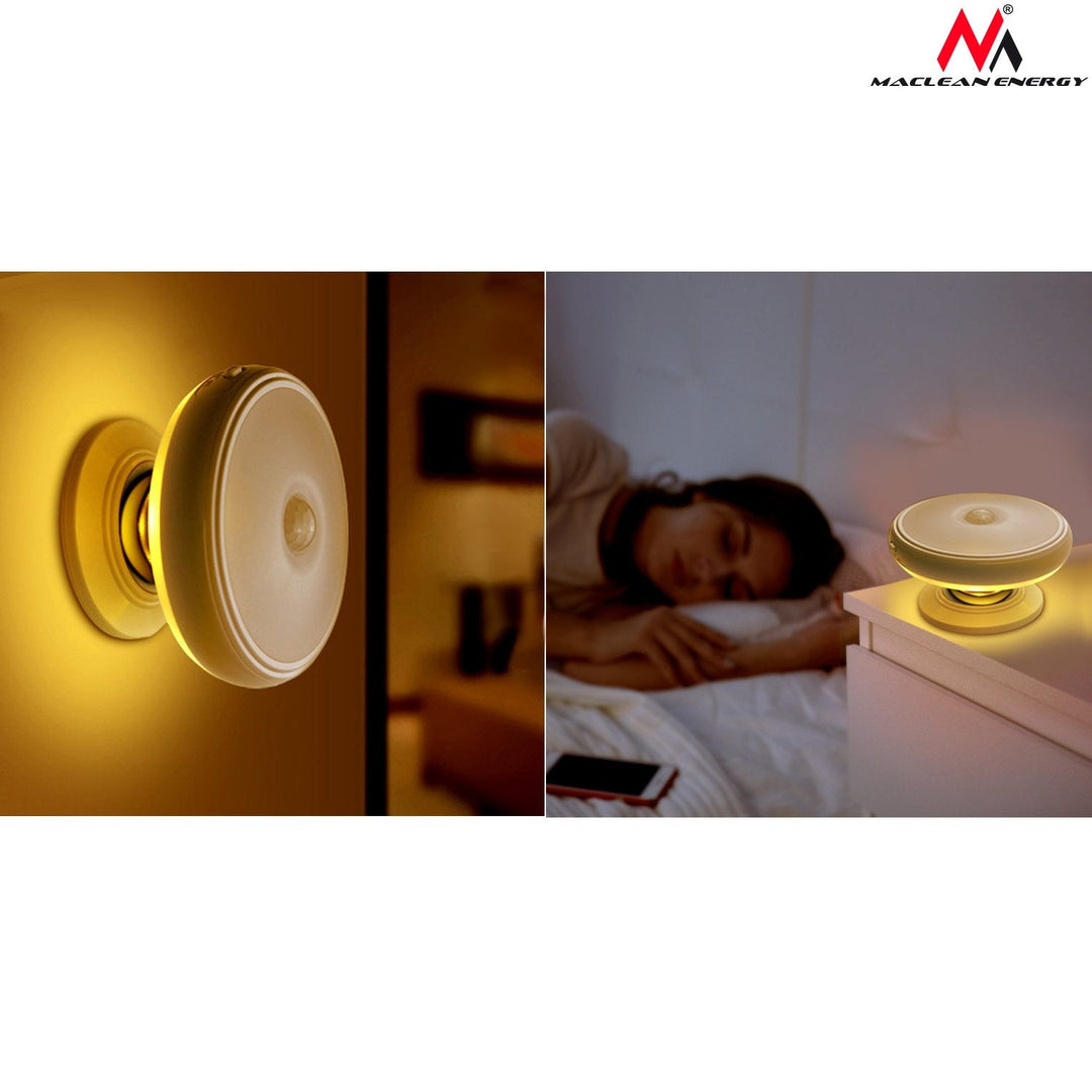 Lampe 11 LED-lampe med bevægelsessensor, batteridrevet, magnet
