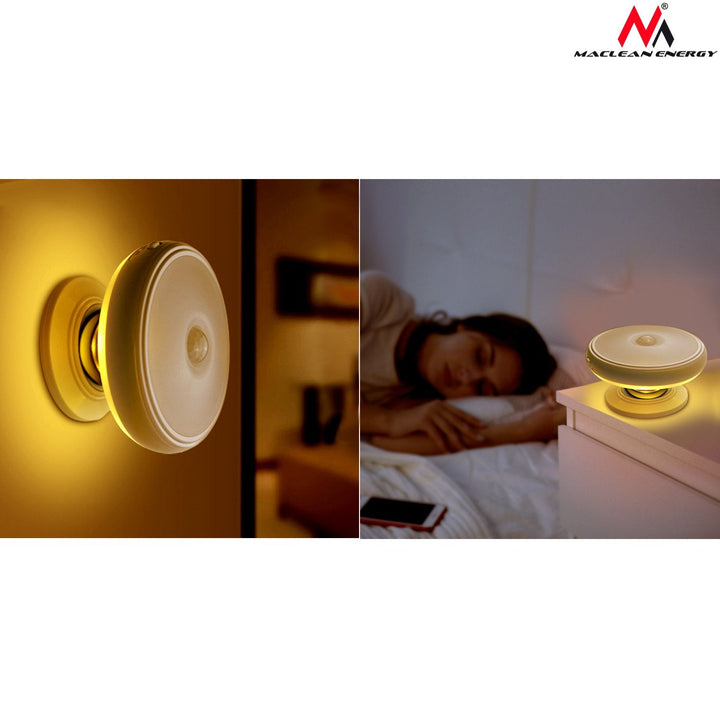 Lampe 11 LED-lampe med bevægelsessensor, batteridrevet, magnet