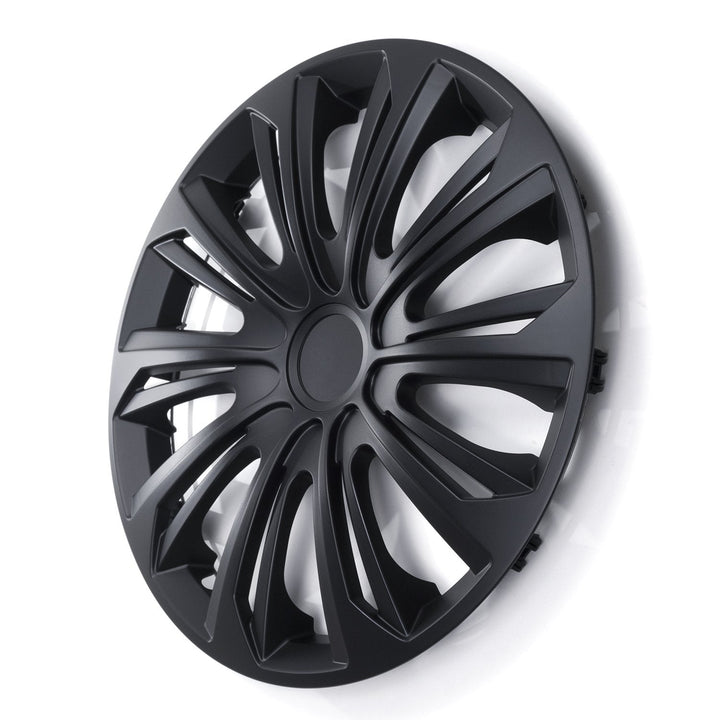 Universal hjulkapsler 14" NRM STRONG sort mat 4 stk.