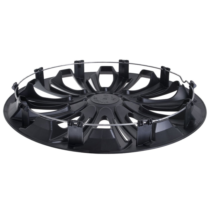 Universal hjulkapsler 15" NRM STRONG sort mat 4 stk.