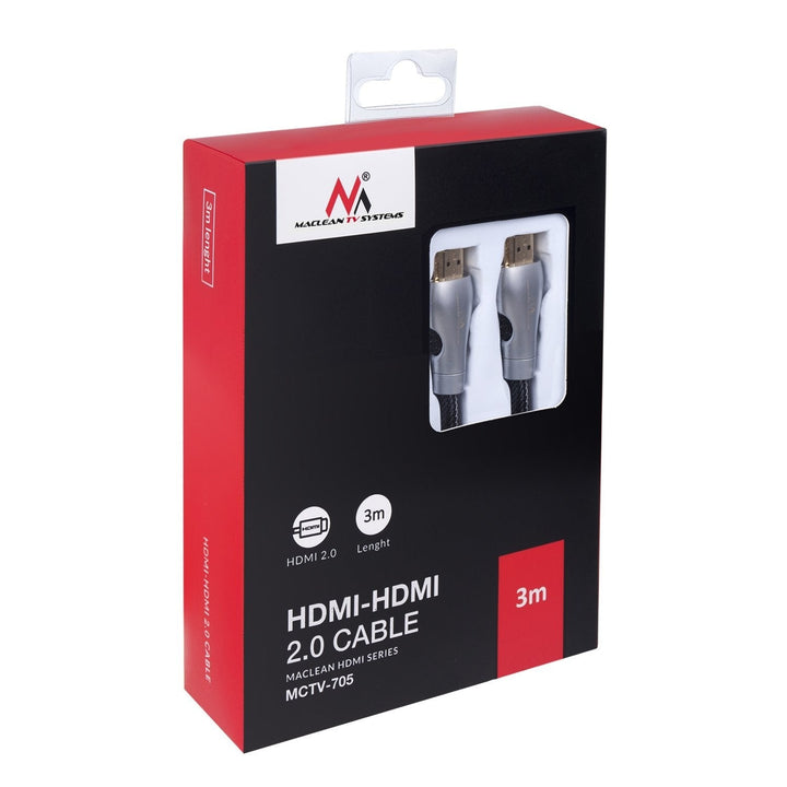 KABEL HDMI 2.0 4K UHD 3 m KOBBER 48 bit OPLOT