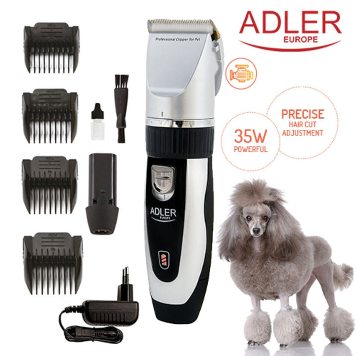 Adler AD 2823 dyreklipningsmaskine med titaniumhoved