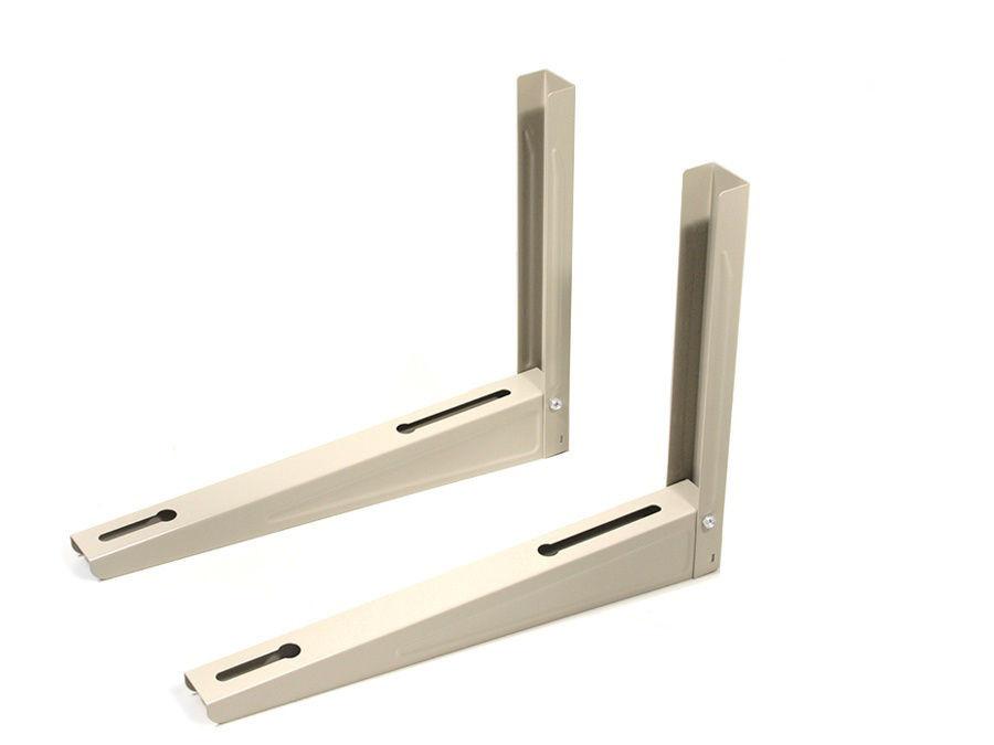 Maclean-holder til klimaanlæg/varmepumpe, armens længde 550 mm, galvaniseret stål, op til 200 kg, MC-624