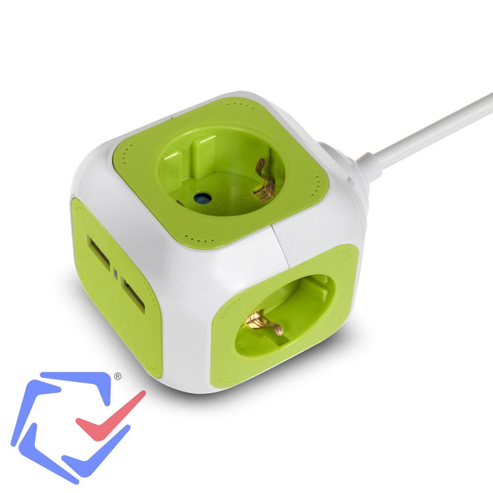 GREENBLUE MagicCube 4x stik 2x USB-stik 1,4 m