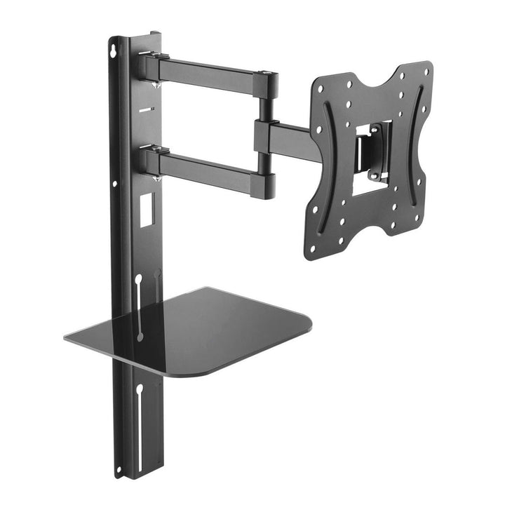 TV-holder med DVD-hylde Maclean, VESA 200x200, 23"-42", 30 kg, MC-771