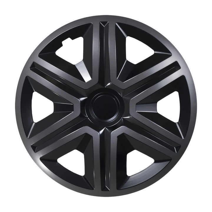 Universal hjulkapsler 15" NRM ACTION Doublecolor grafit/sort 4 stk.