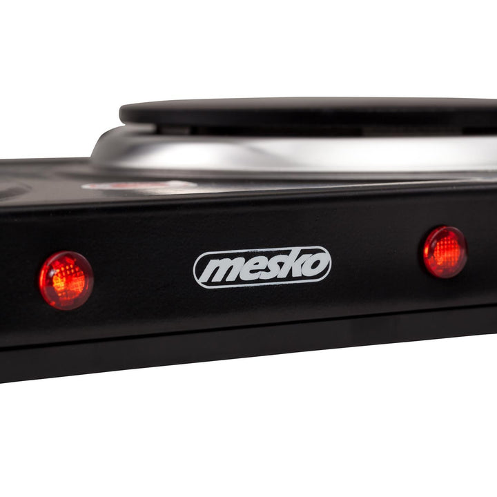 Elektrisk komfur med to kogeplader, 2000 W, Mesko MS 6509