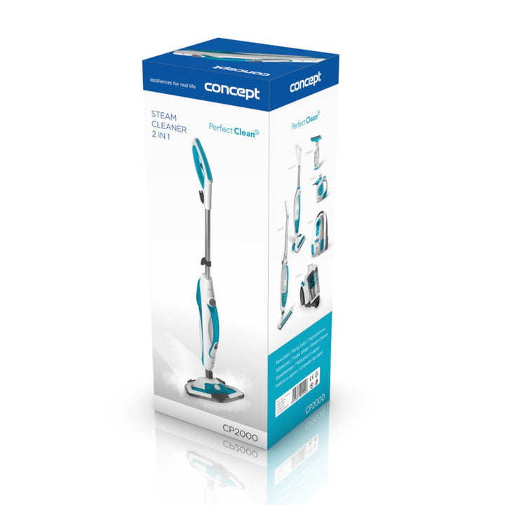 2-i-1 dampmoppe Concept Perfect Clean CP2000 1500 W