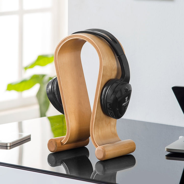 Maclean hovedtelefonholder, træ, lys eg, MC-815O