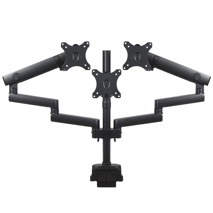 Maclean bordholder til 3 LCD-skærme, VESA 75x75 og 100x100, 2x USB 3.0, 17-27", 3x7 kg, MC-811