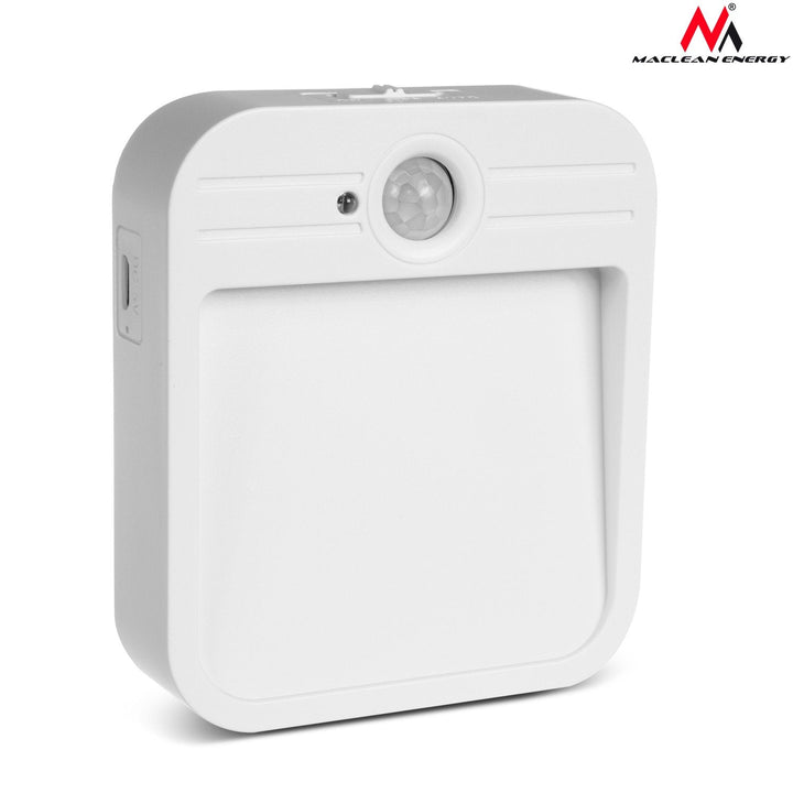 LED-trappelampe med bevægelsessensor Maclean MCE236, magnet, krog, temperatur 4000K, rækkevidde 3-4 m, akkumulator 3,7 V/500 mAh, 4 LED SMD2835