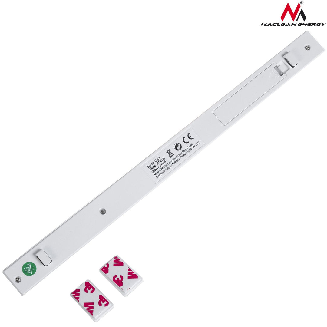 LED-lampe med bevægelsessensor Maclean MCE235, krog, temperatur 4000K, rækkevidde 3 m, 3xAAA, ON/OFF/AUTO2 bevægelig pir