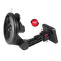 Universal magnetisk bilholder Tablet til bilen Smartphone op til 10 tommer 360° drejelig holder (montering med sugekop)